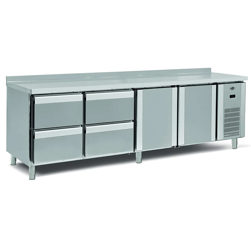 Empero EMP.255.70.01-4C Tezgah Tipi Buzdolabı, 4 Çekmeceli, 2 Kapılı, 700 lt