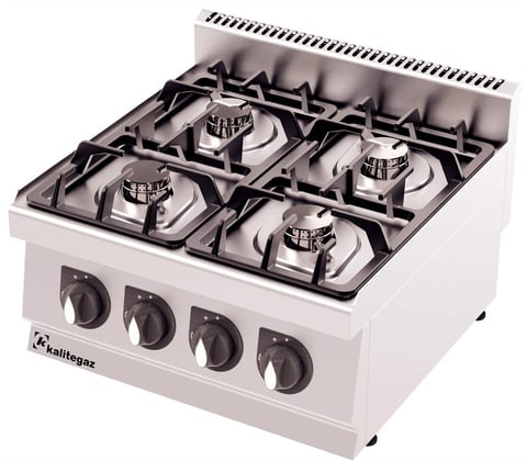 Kalitegaz 4 Brülörlü Gazlı Set Üstü Ocak 60x60x29 cm C6060G Rinnova