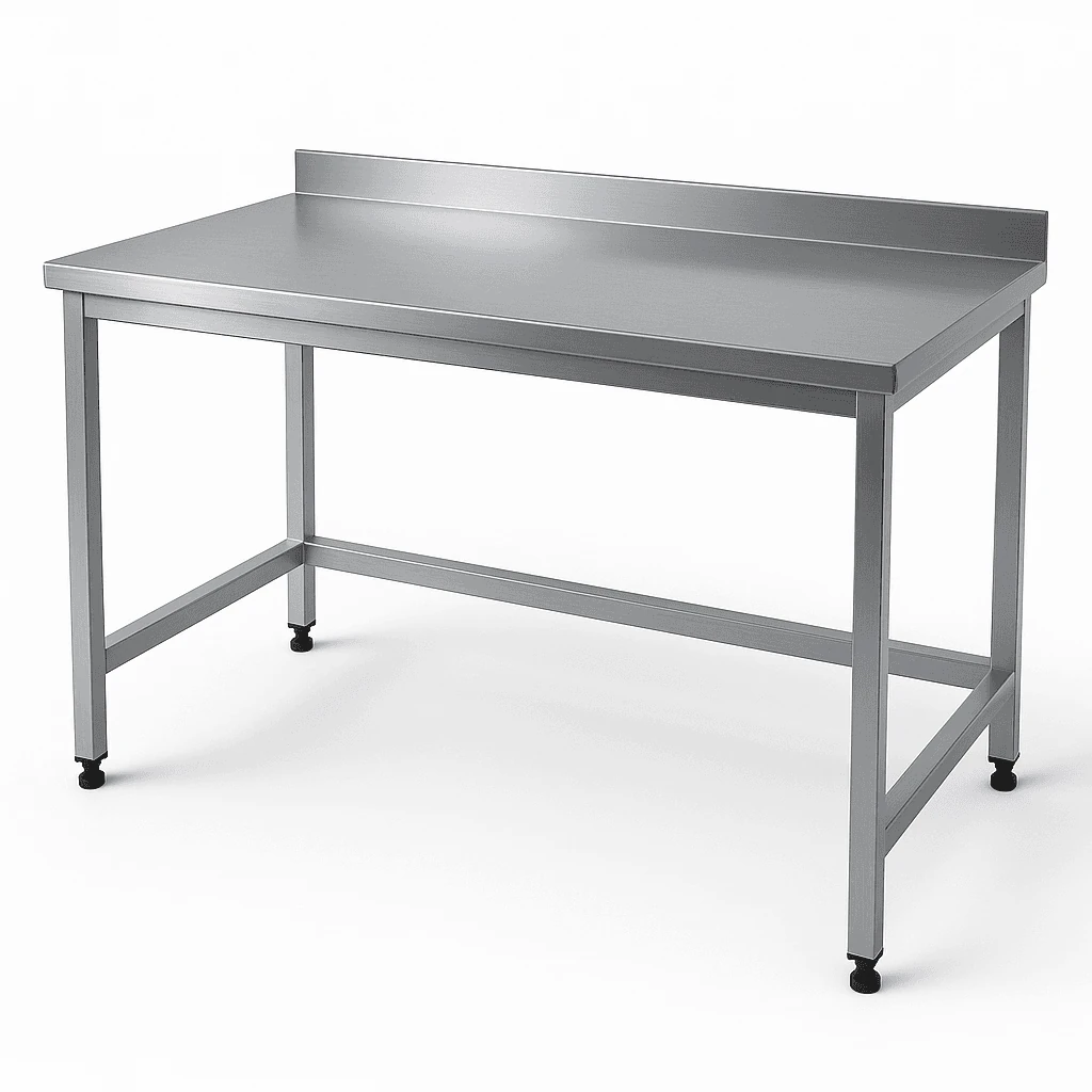 Paslanmaz Özel Ölçüler>Paslanmaz Çalışma Tezgahı - Taban Rafsız (60 cm)
