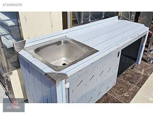 ELMAS ENDÜSTRİYEL 190*60*85 Kapalı Ekonomik Evye Paslanmaz