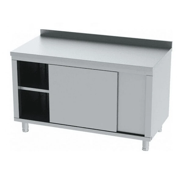 ELMAS ENDÜSTRİYEL 140*60*85 Kapalı Ara Raflı Paslanmaz Tezgah