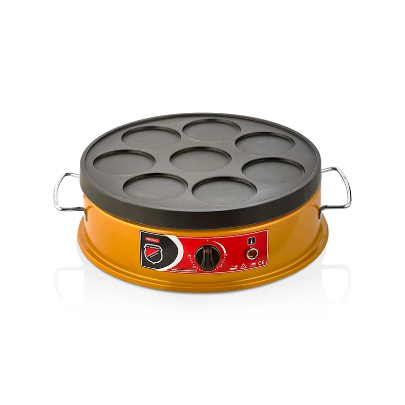 SilverInox Pankek Makinesi 40 cm, Elektrikli, Gold