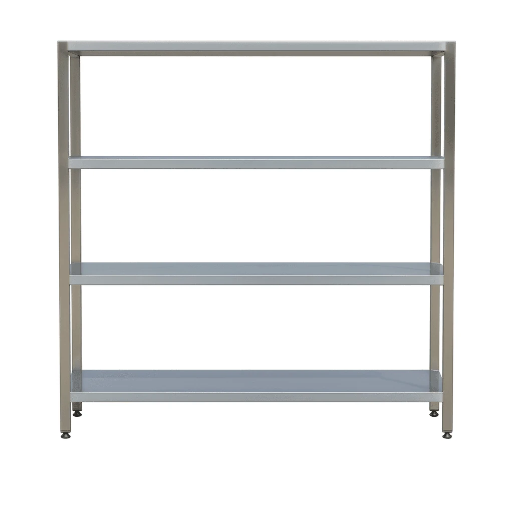 Paslanmaz İstif Rafı, 4 Katlı