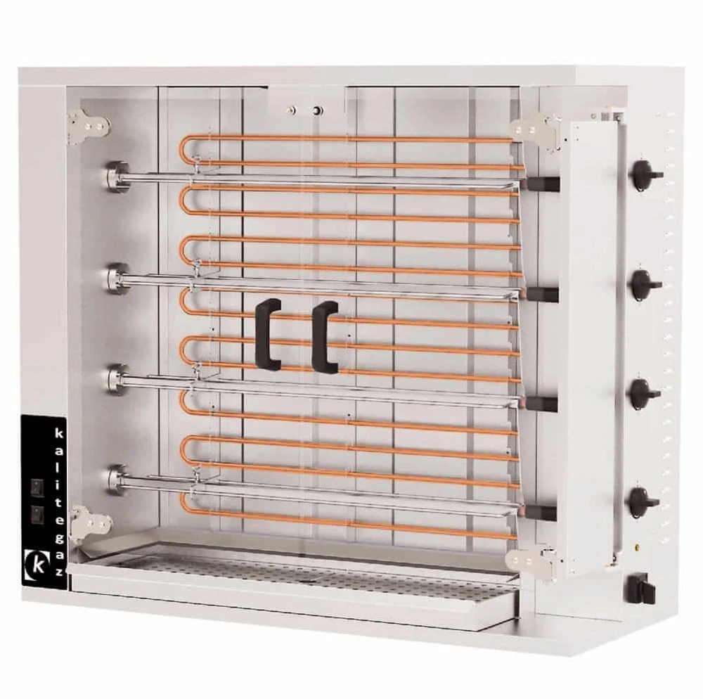 Kalitegaz Elektrikli Piliç Çevirme Makinesi 12-15 Piliç Kapasiteli CRE3