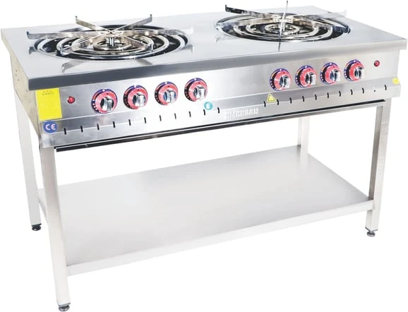 Emeksan 4'lü Taban Raflı Börek Ocağı Su Böreği Ocağı (280*70*85) cm