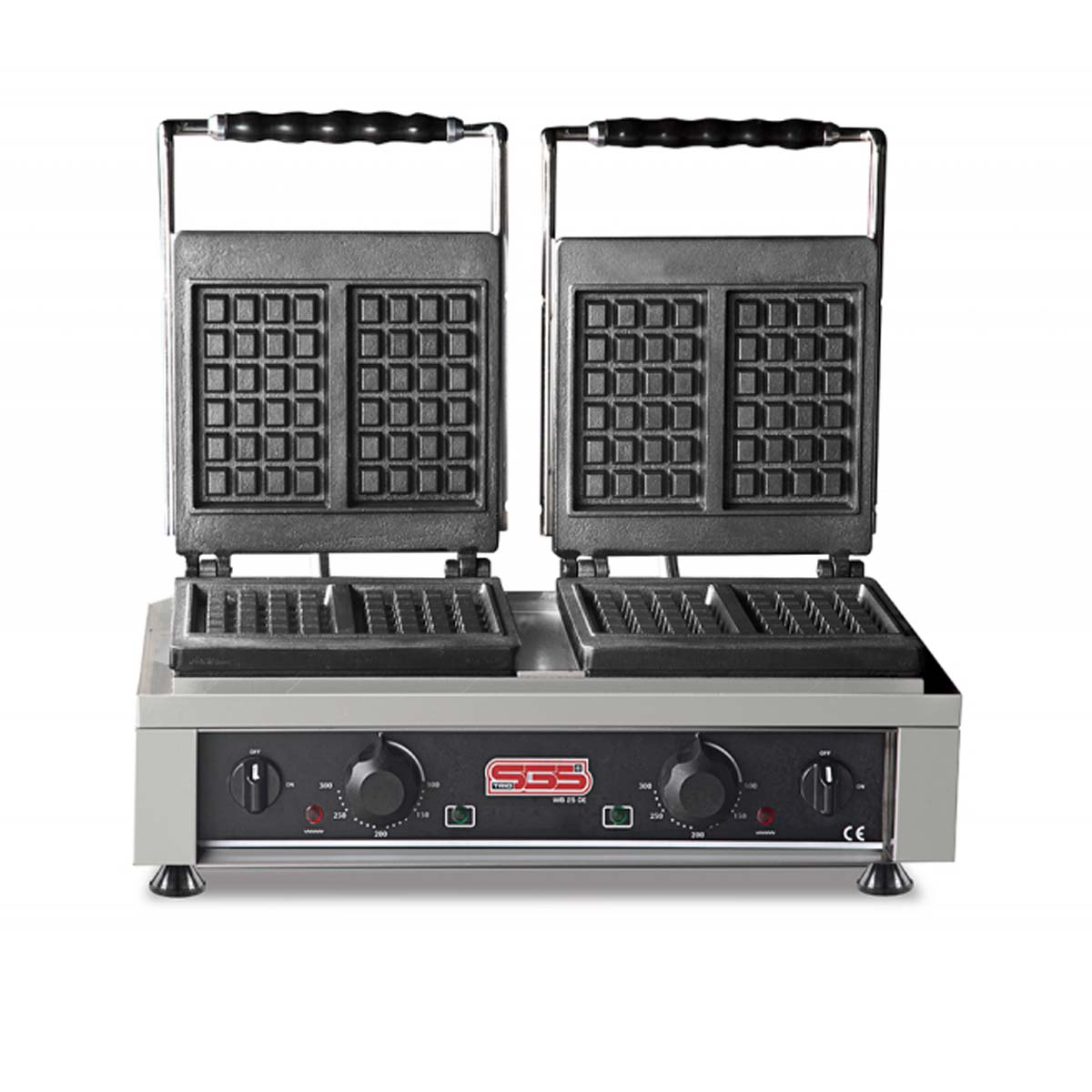 SGS İkili Kare Waffle Makinesi