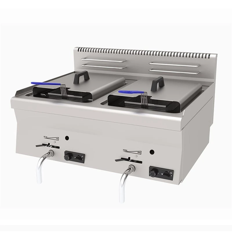 Atalay Gazlı Fritöz, 2x9 Lt, Seri 600