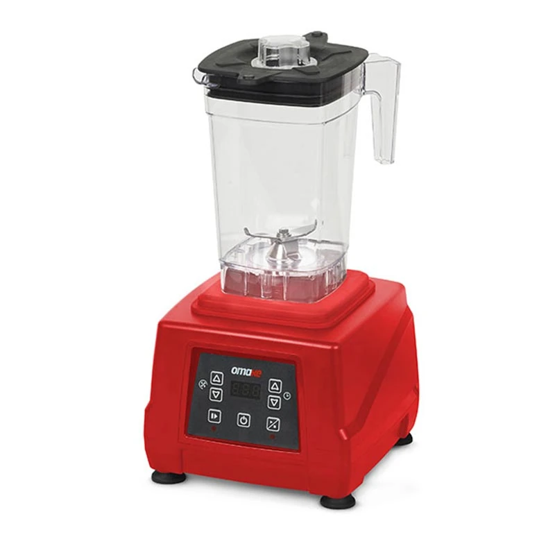 Omake Buz Kırıcı Dijital Bar Blender 2 L, Kırmızı