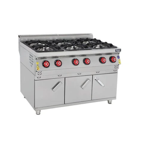 Himaksan 6 Gözlü Dolaplı Ocak, Gazlı