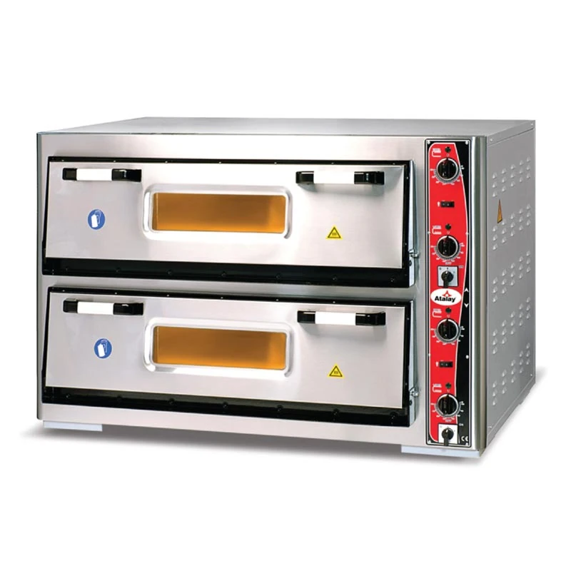Atalay  (30 cm x 12) adet Pizza Kapasiteli Çift Katlı Pizza Fırını, Elektrikli
