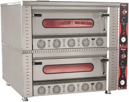 Himaksan Çift Katlı Pizza Fırını, Gazlı (8 Pizza Kapasiteli)