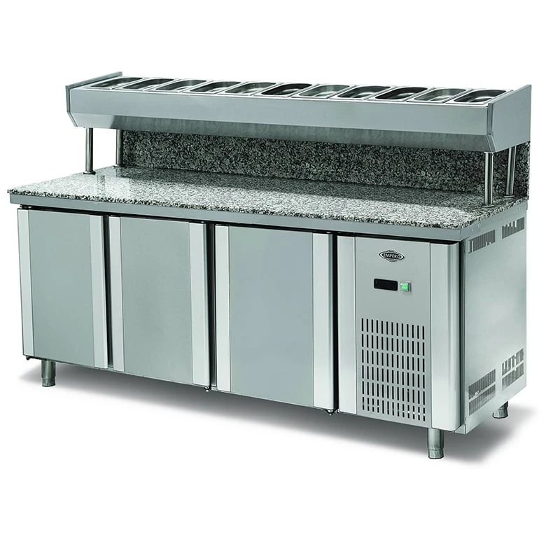 Empero Granitli Pizza ve Salata Hazırlık Buzdolabı, 3 Kapılı