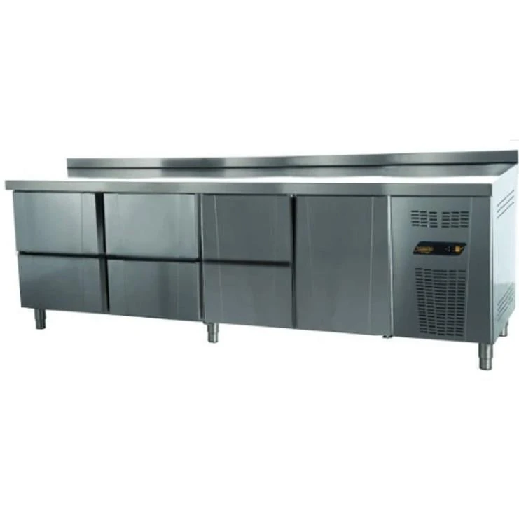 Ndustrio Tezgah Tip Pastane Buzdolabı, 6 Çekmeceli, 1 Kapılı