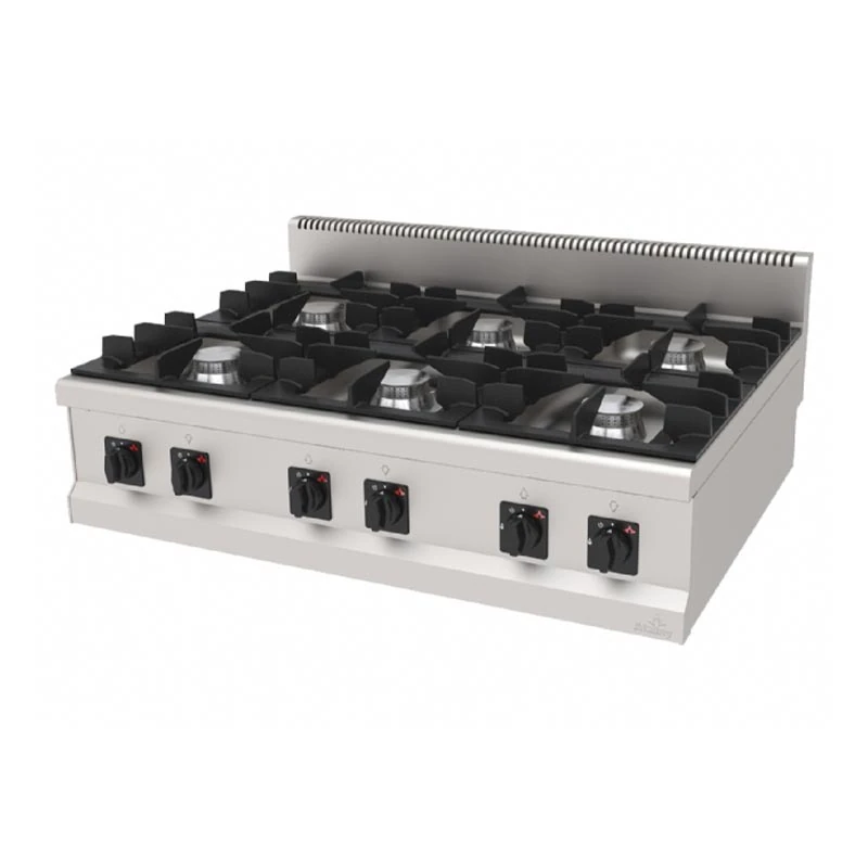 Atalay Set Üstü 6 Gözlü Ocak, LPG'li