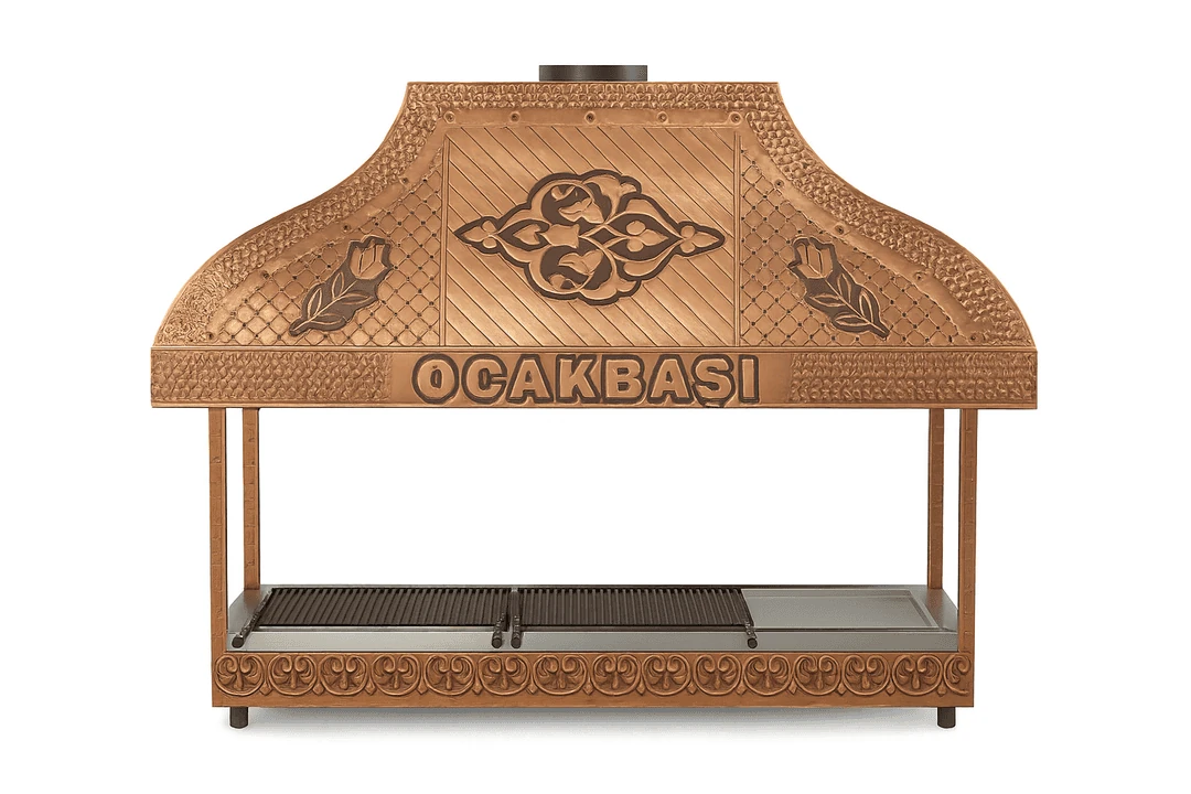 Bakır Ocakbaşı Izgara 150 cm, İzolasyonlu