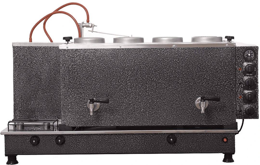 Boyalı Çay Kazanı Otomatik 4 Demlikli 40 Litre