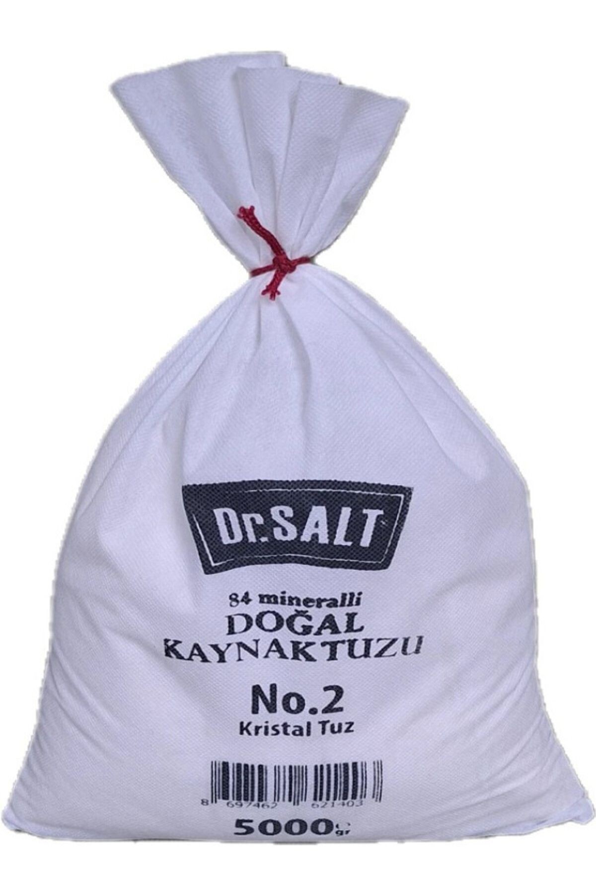 84 Mineralli Doğal Kaynak Tuzu Kristal No.2 Bez Paket - 5000 Gr. - 5 Kg.