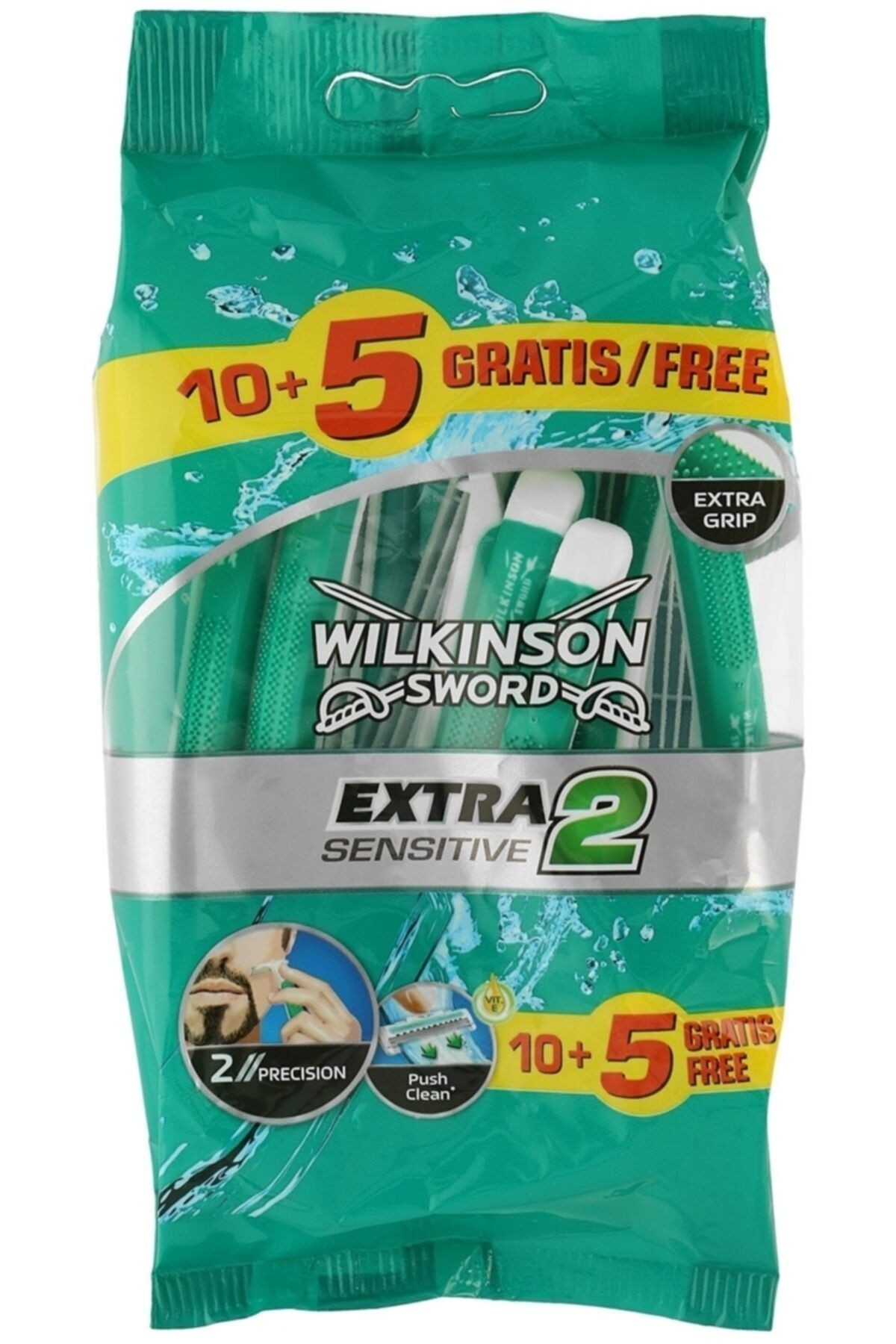 Wilkinson Extra2 Sensitive Kullan-at Tıraş Bıçağı 15li