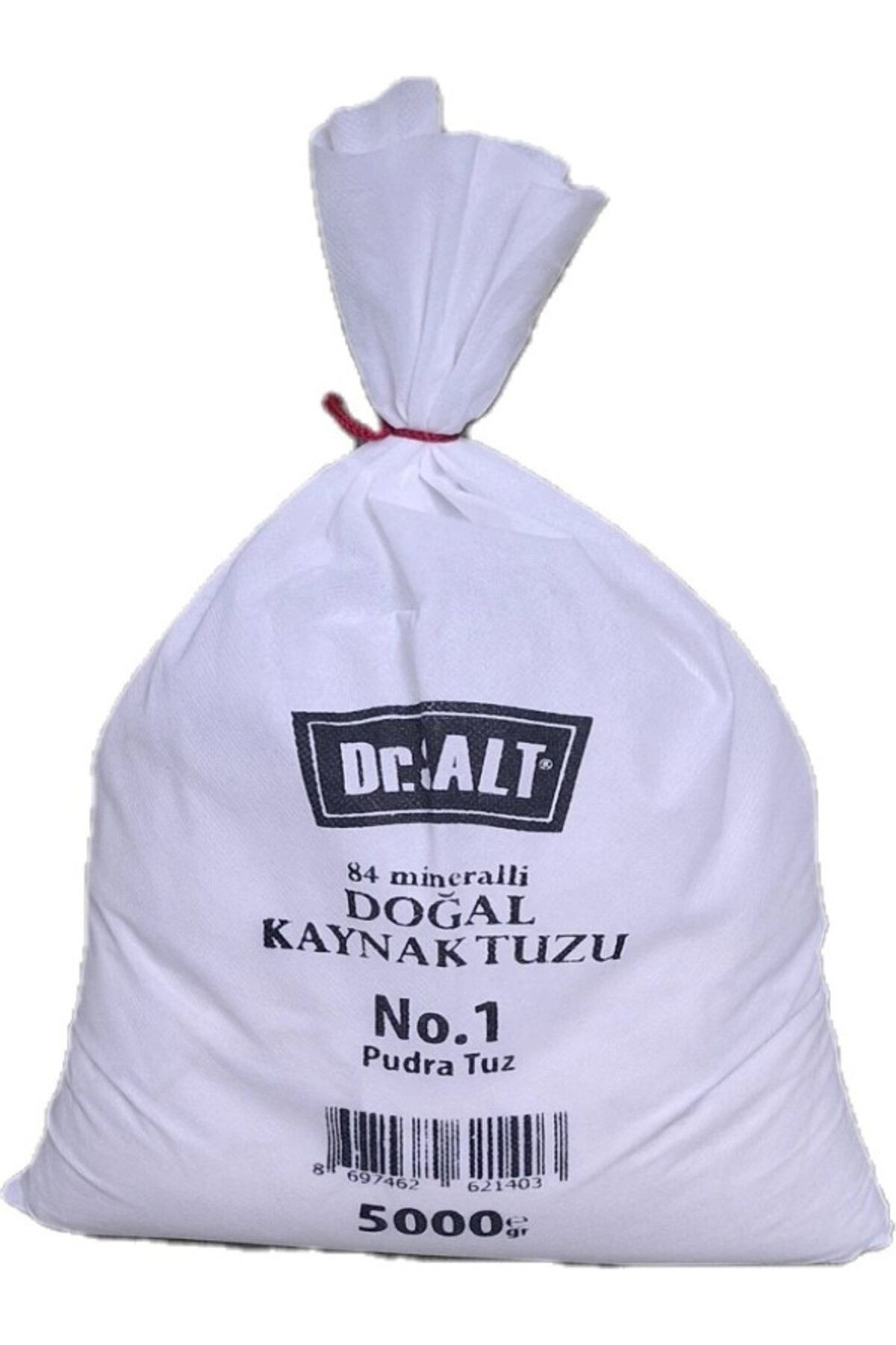 84 Mineralli Doğal Kaynak Tuzu Pudra No.1 Bez Paket - 5000 Gr. - 5 Kg.