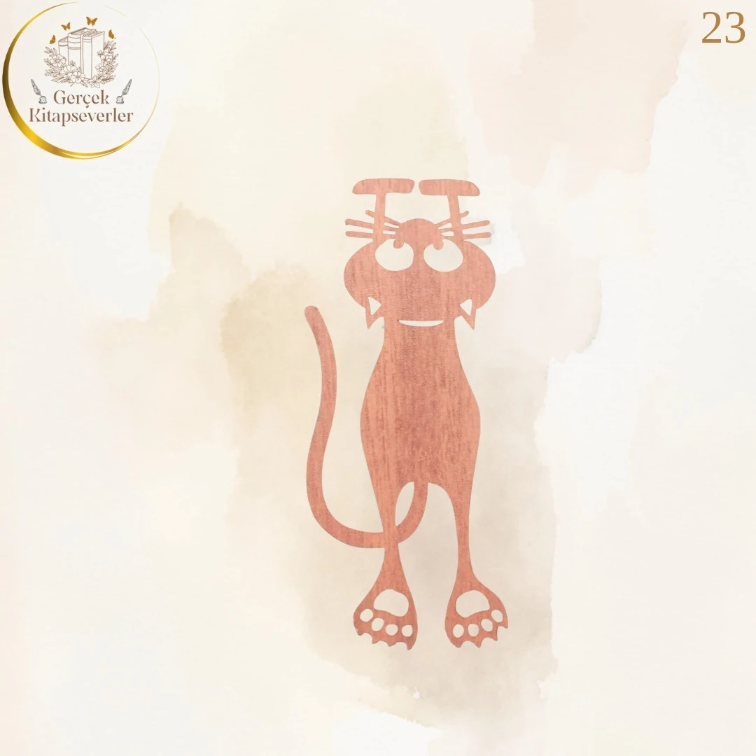 Ahşap Kitap Ayracı - Model 23