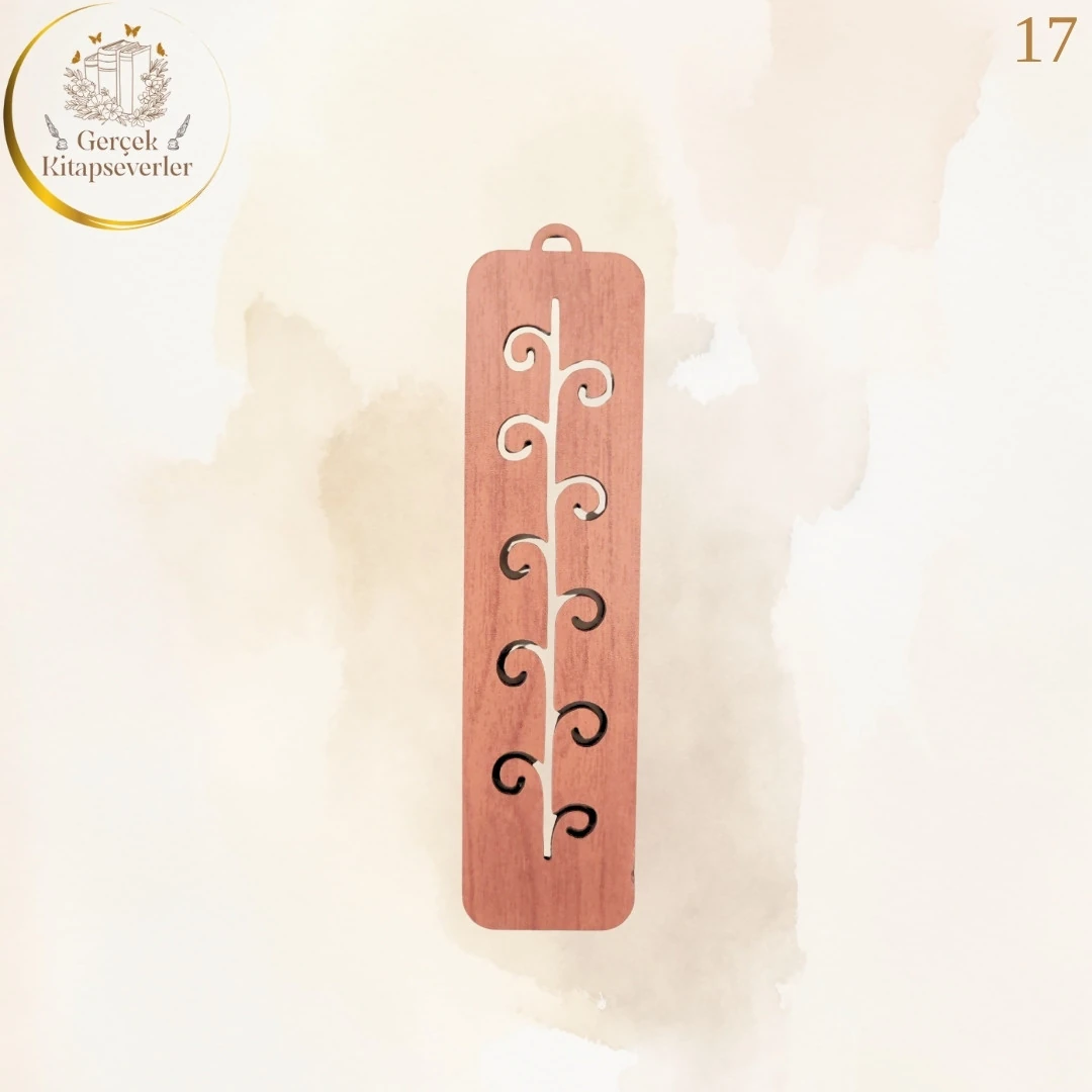 Ahşap Kitap Ayracı - Model 17