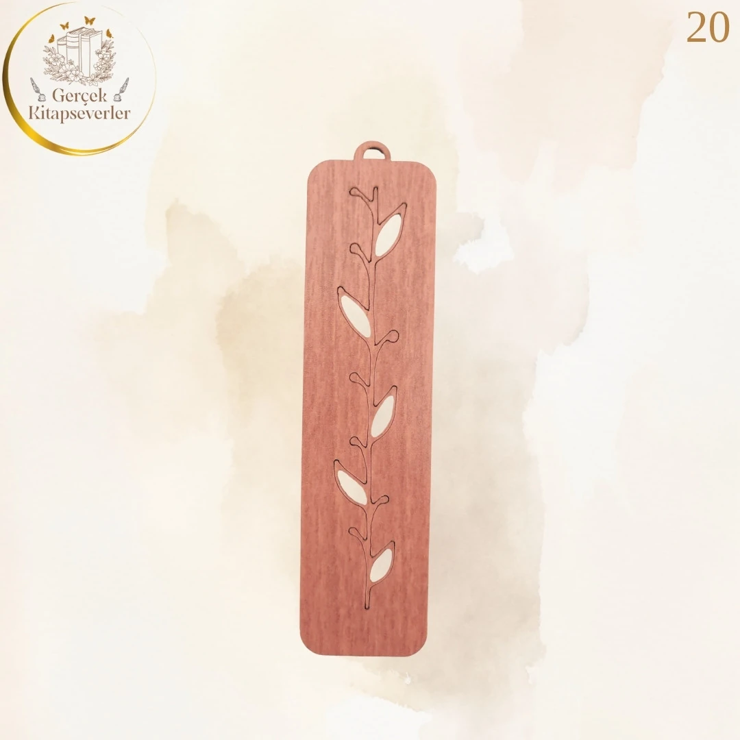 Ahşap Kitap Ayracı - Model 20