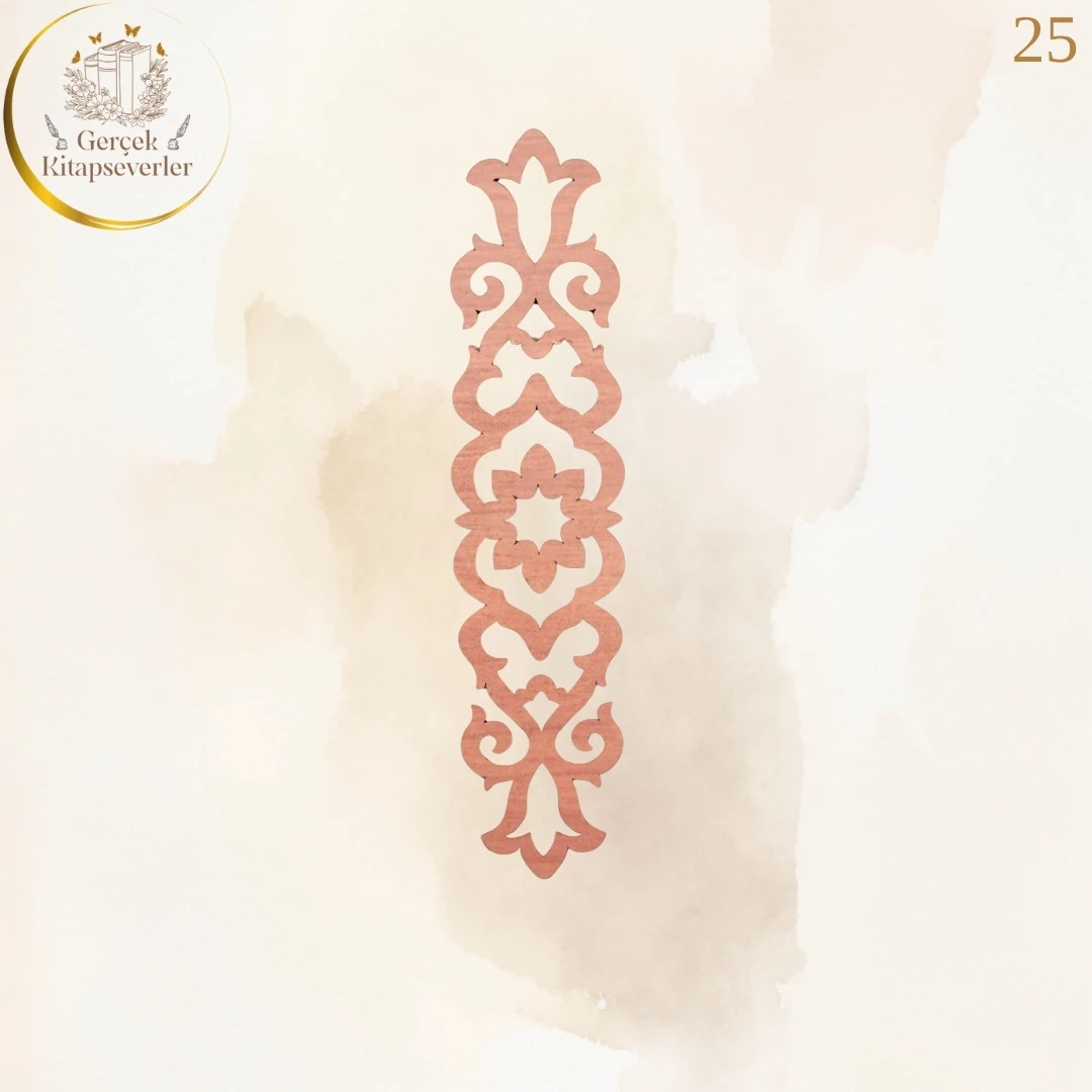 Ahşap Kitap Ayracı - Model 25