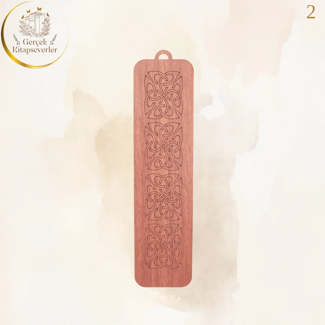 Ahşap Kitap Ayracı - Model 2