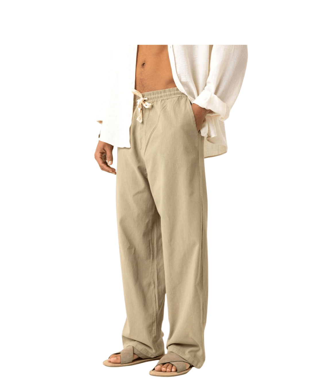 Linen Baggy Pants