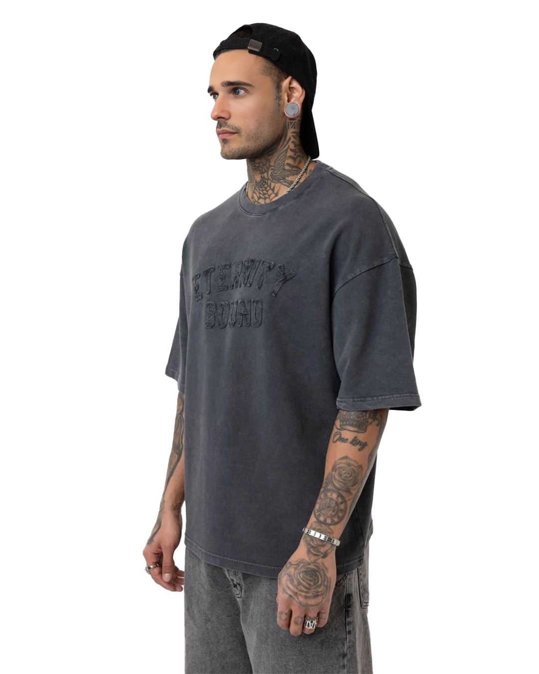 Elevate  Oversize Yıkamalı Tshirt