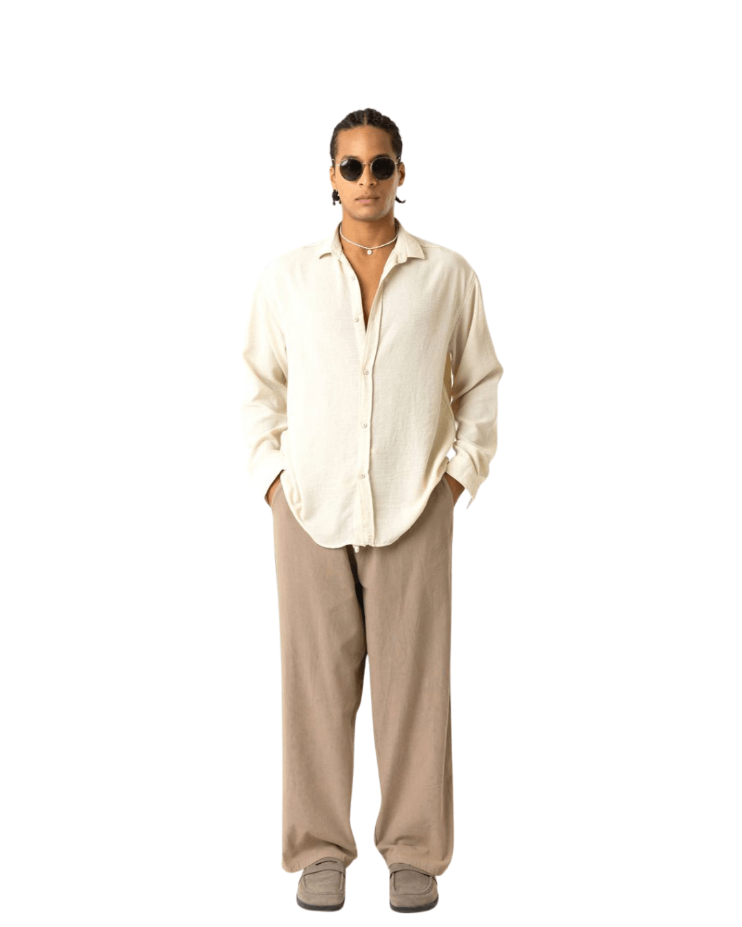 Linen Baggy Pants