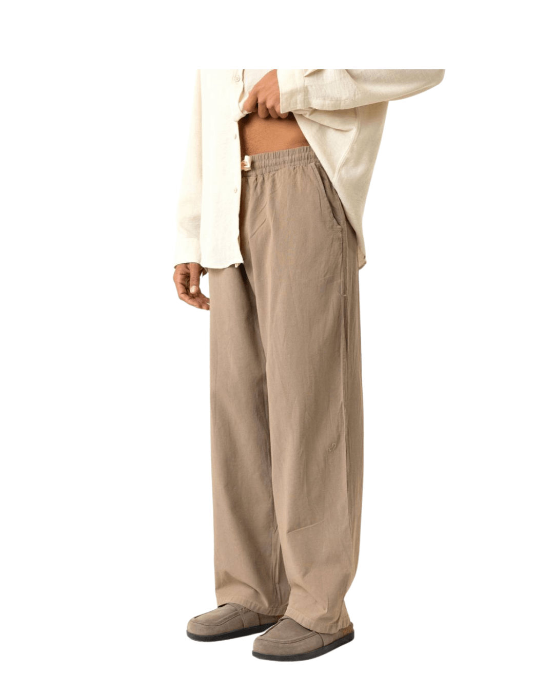 Linen Baggy Pants