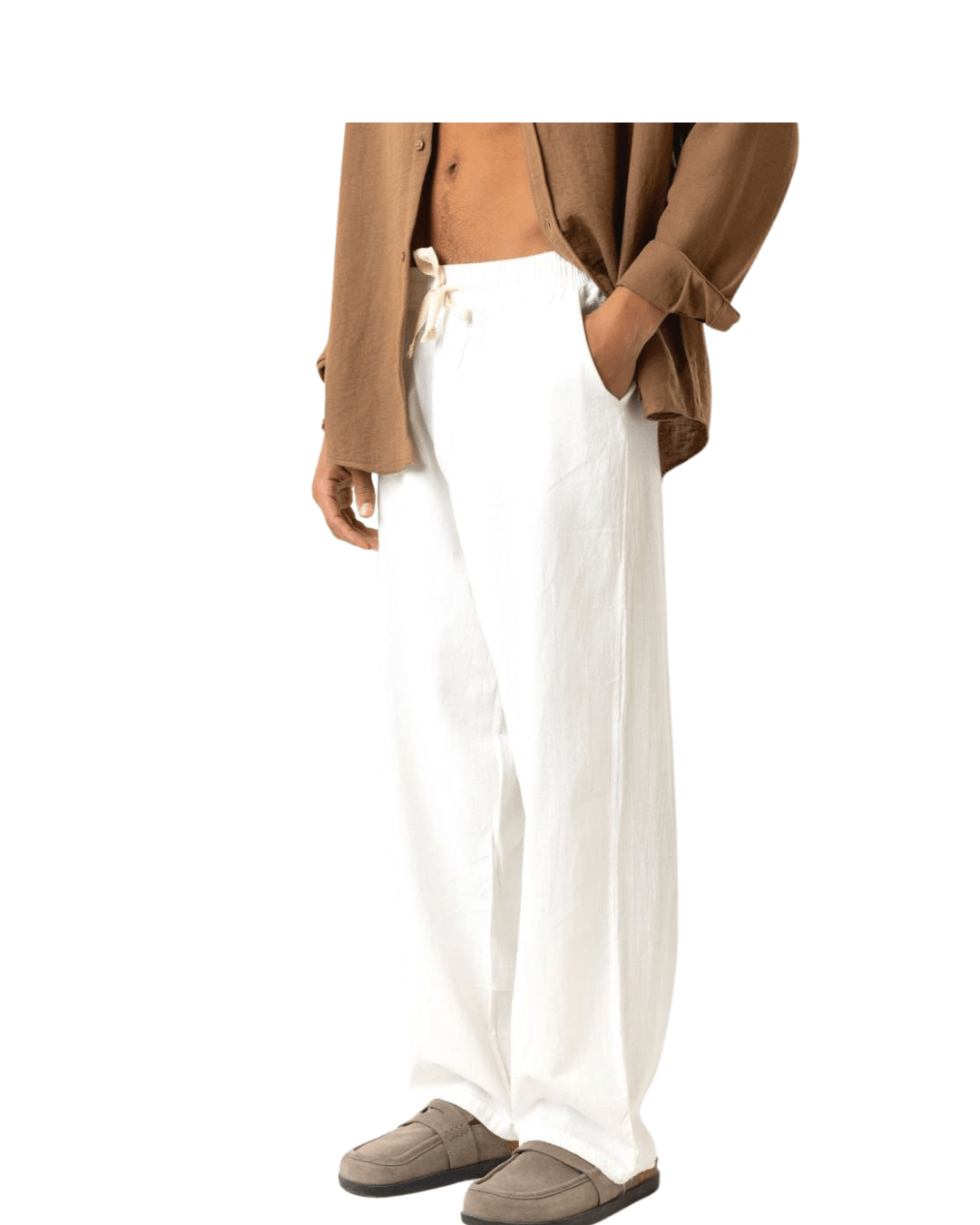 Linen Baggy Pants