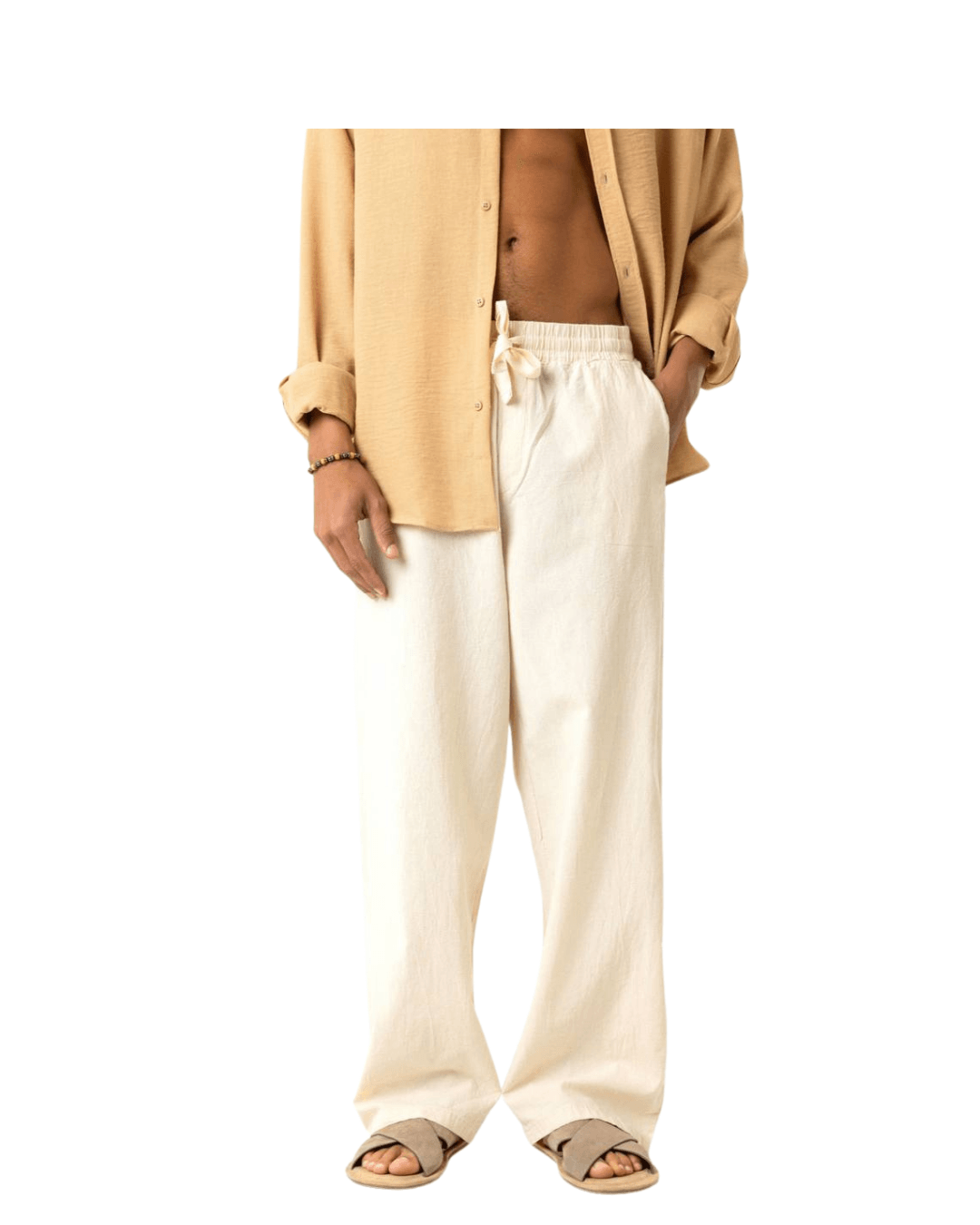 Linen Baggy Pants