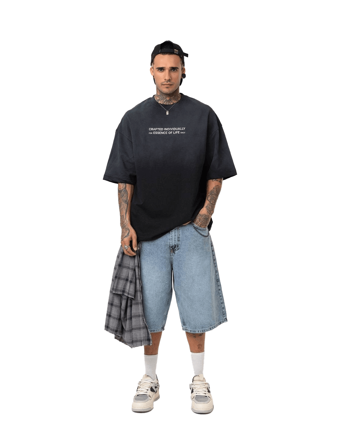 Crafted Oversize Yıkamalı Tshirt