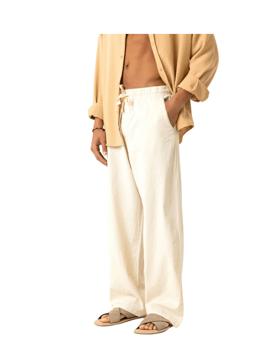 Linen Baggy Pants