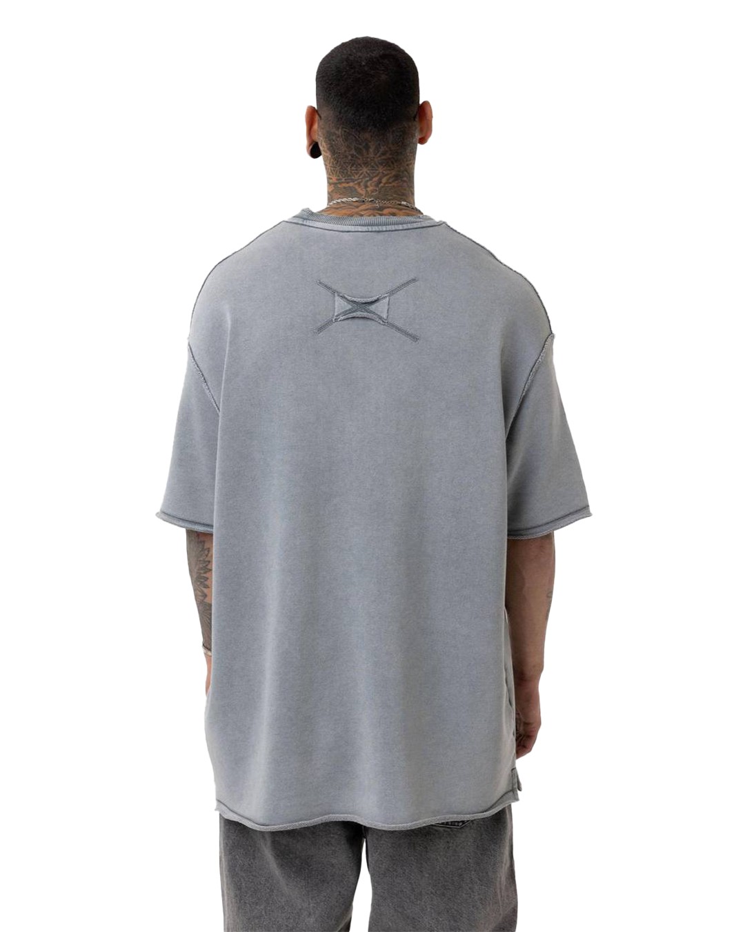 Basic Yıkamalı Oversize Tshirt