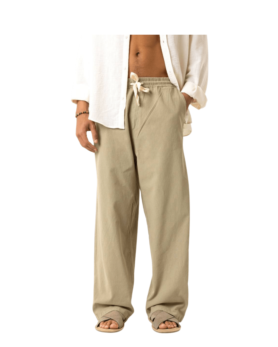 Linen Baggy Pants