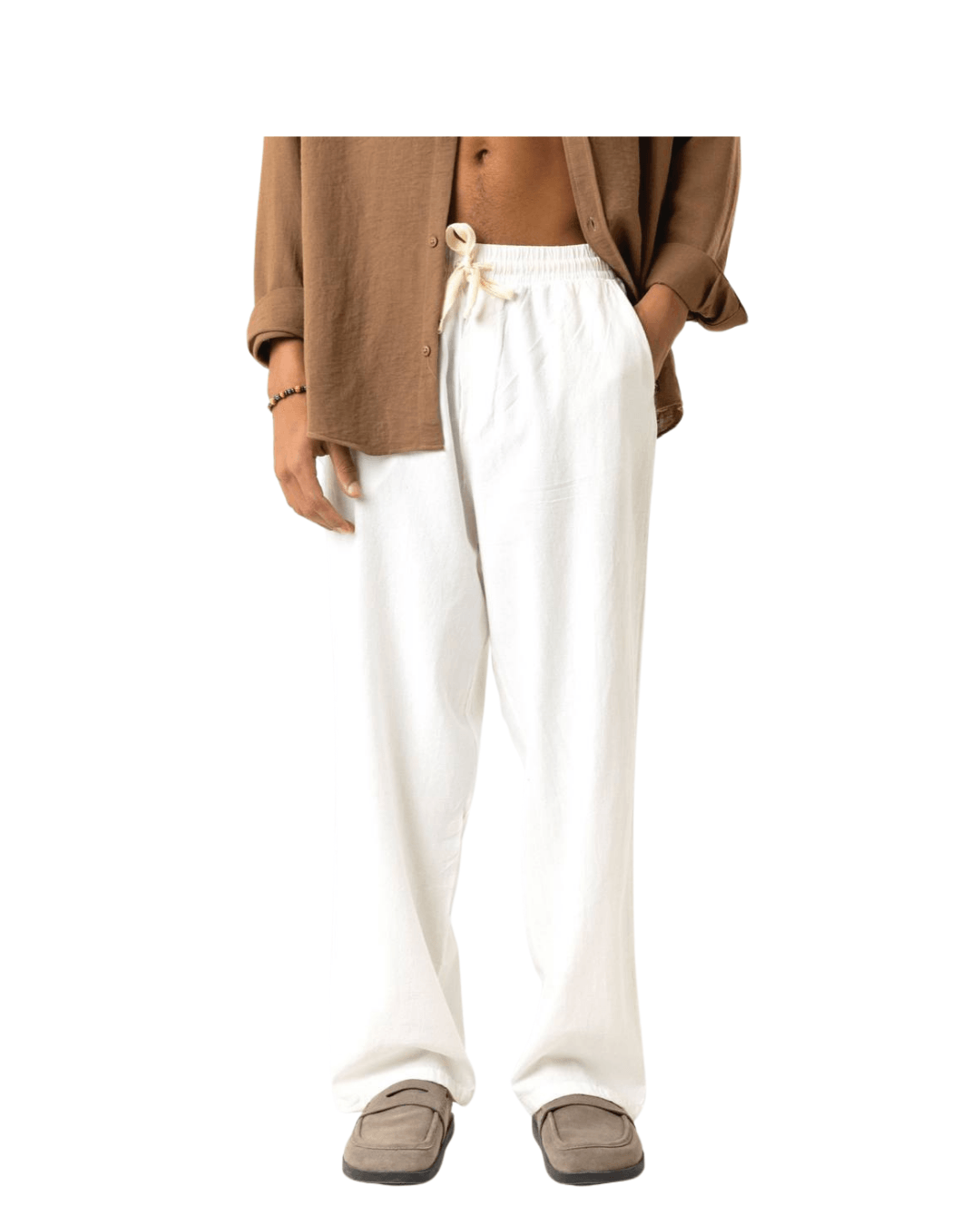 Linen Baggy Pants