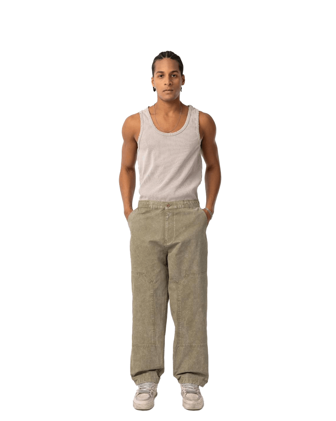 Basic Washed Pantolon