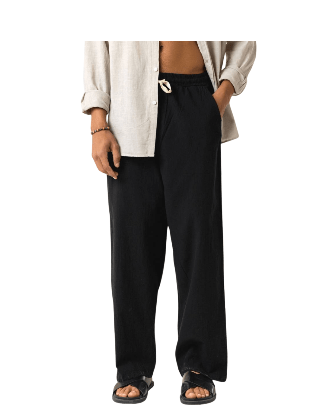 Linen Baggy Pants