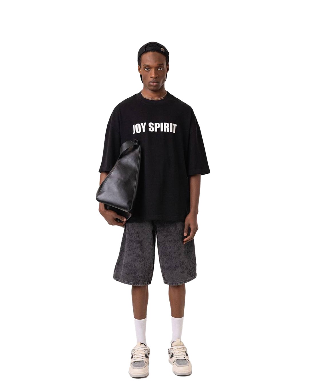 Joy Spirit Baskılı Oversize Tshirt