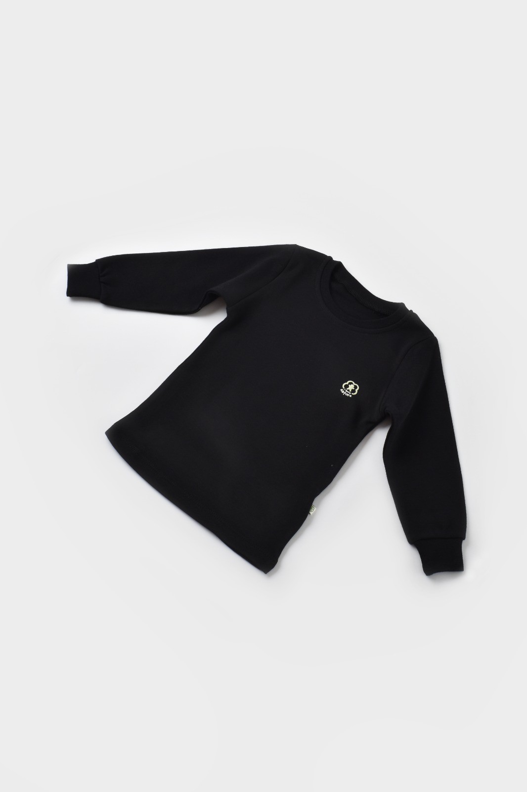 Erkek/Kız Çocuk Organik Sweatshirt Siyah