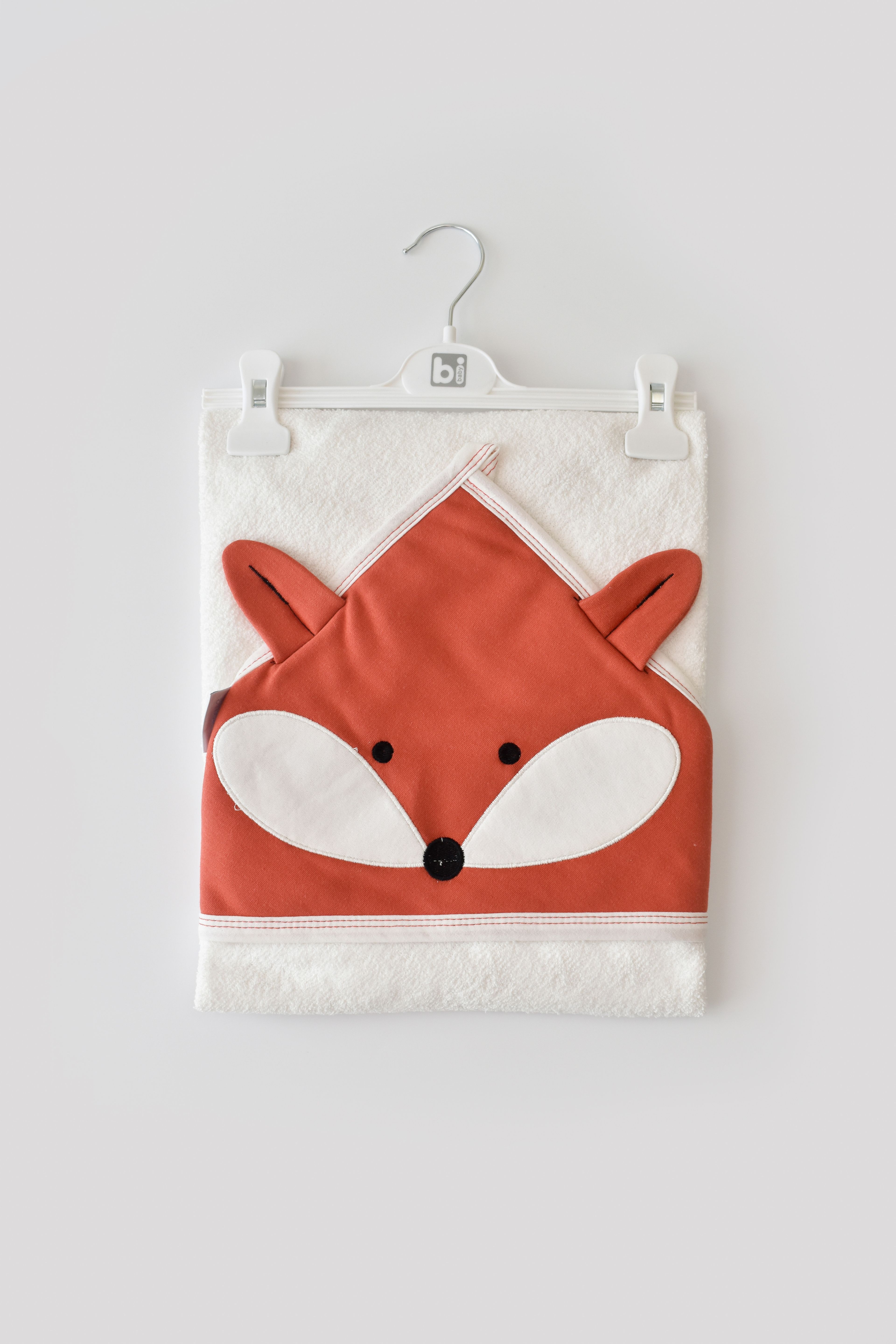 Sweet Fox Silgi Ekru-Kiremit Başlıklı Havlu