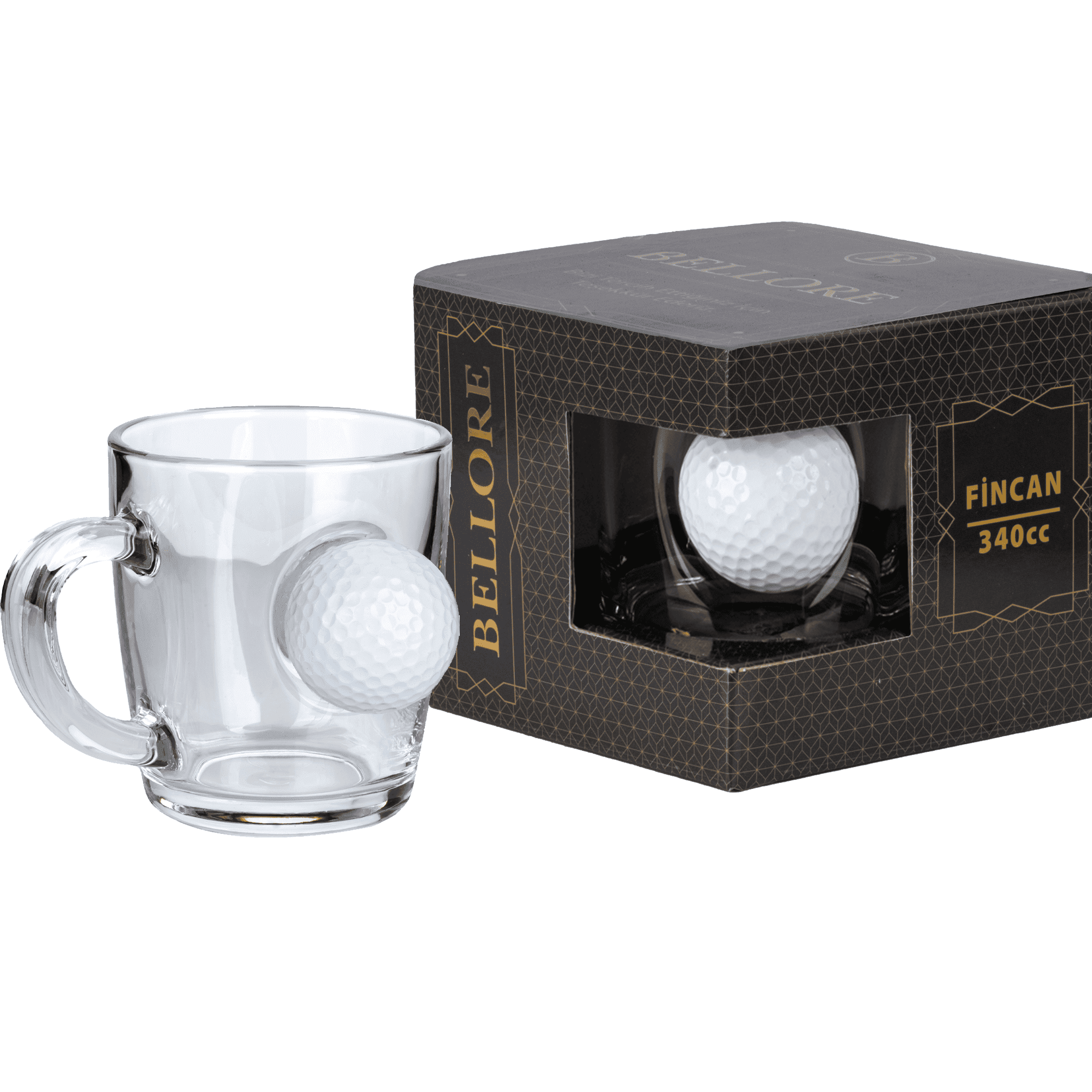 Gerçek Golf Toplu Özel Tasarım Çay Kahve Kupası 340cc