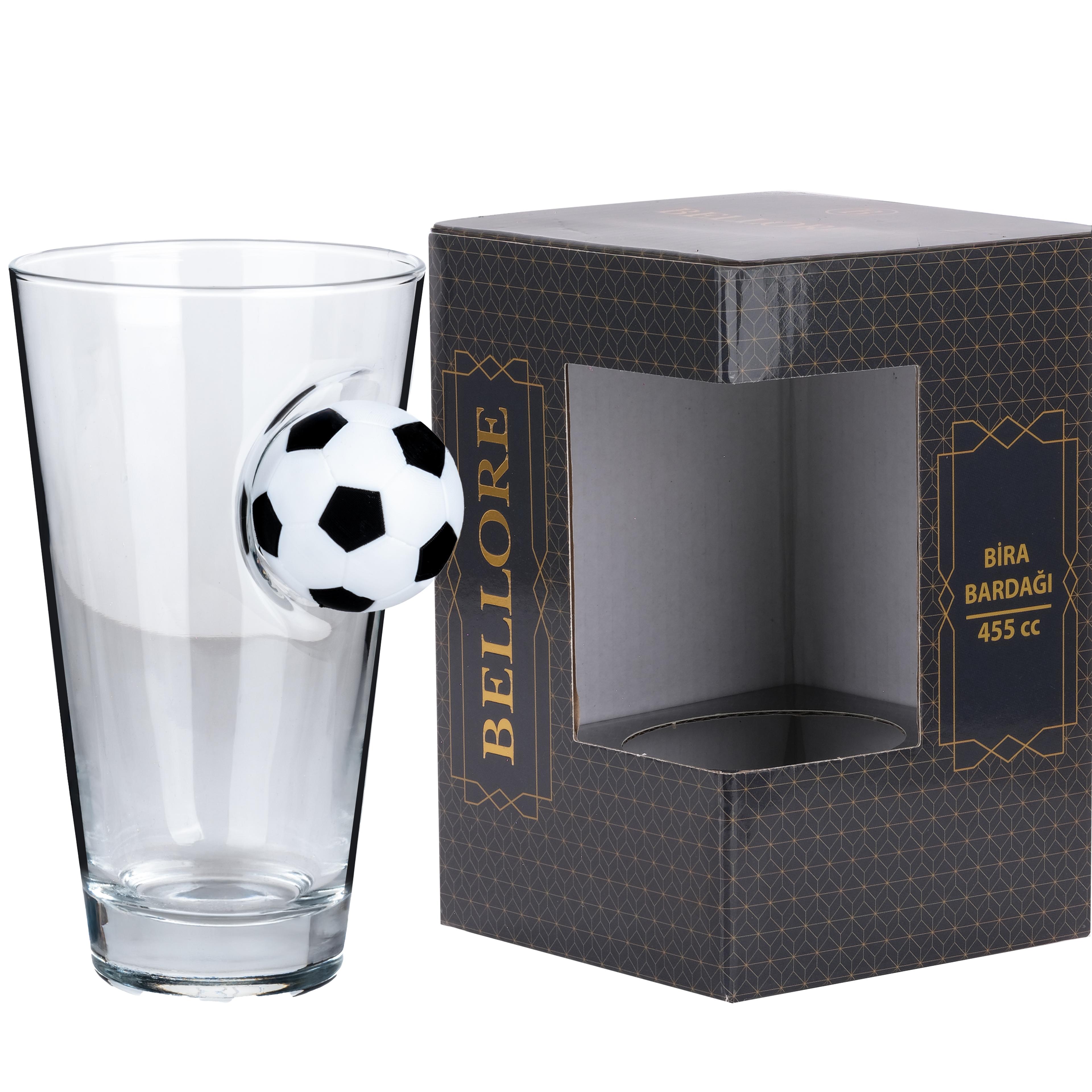 Futbol Toplu Özel Bira Bardağı 455 cc