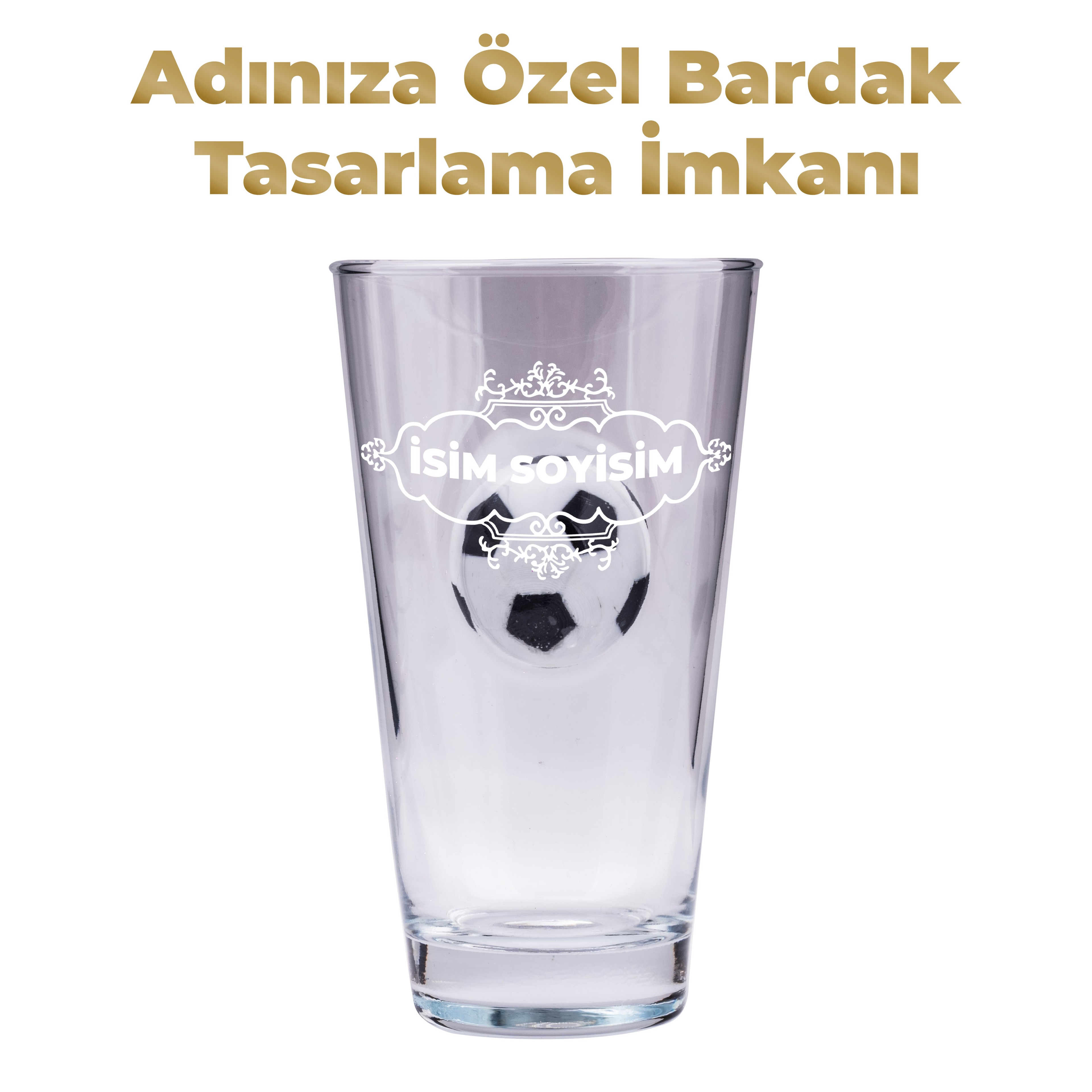 Futbol Toplu Özel Bira Bardağı 455 cc