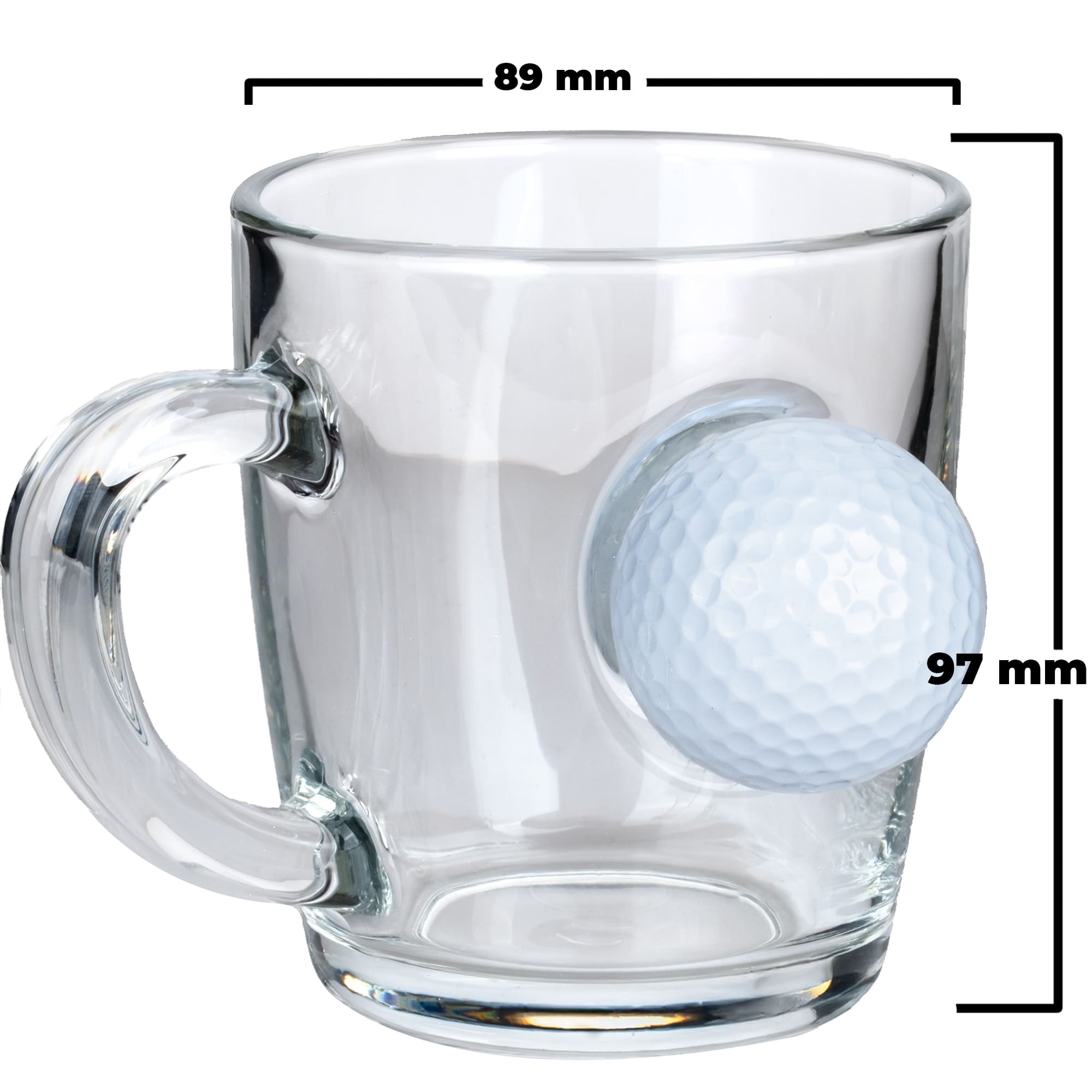 Gerçek Golf Toplu Özel Tasarım Çay Kahve Kupası 340cc