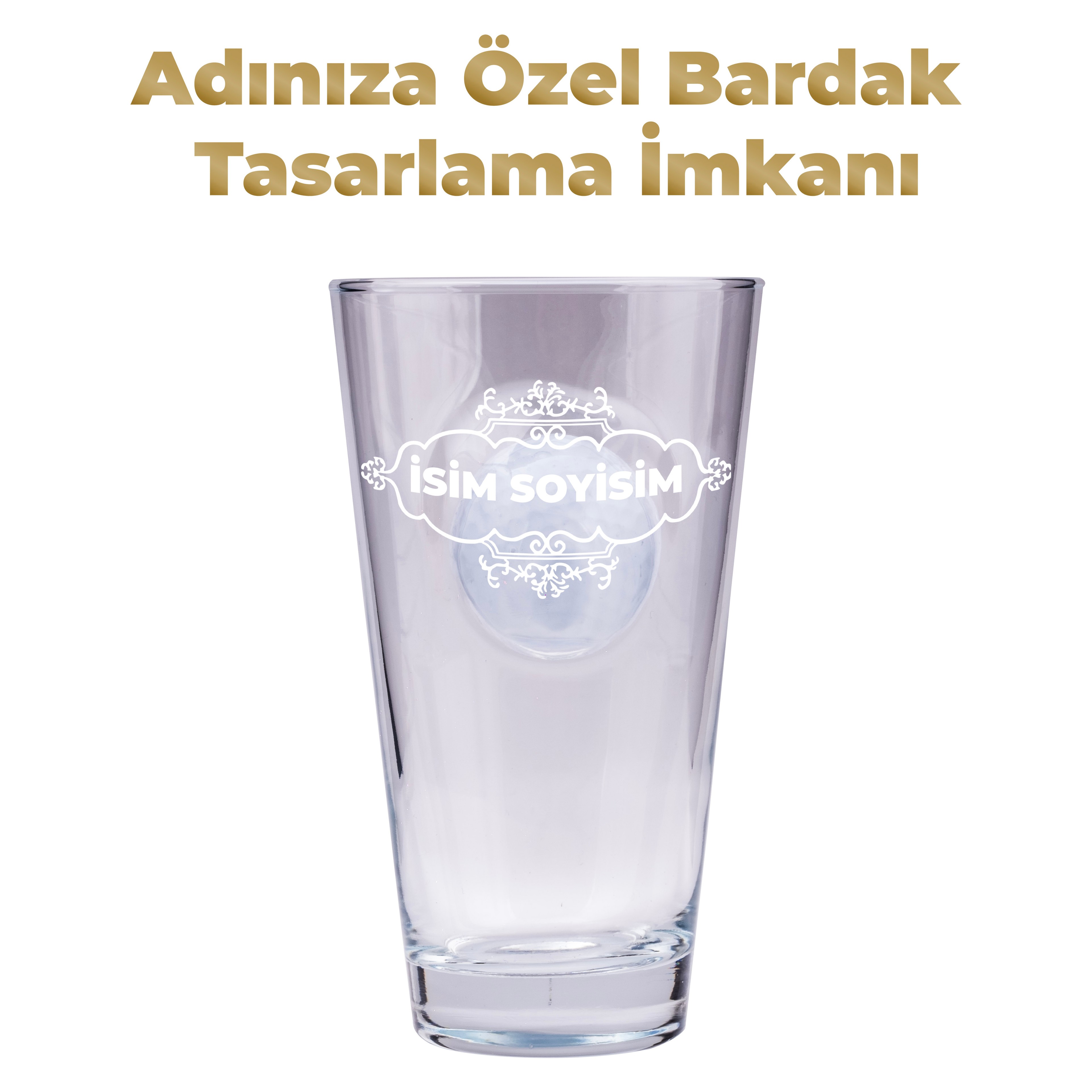 Gerçek Golf Toplu Özel Bira Bardağı 465cc