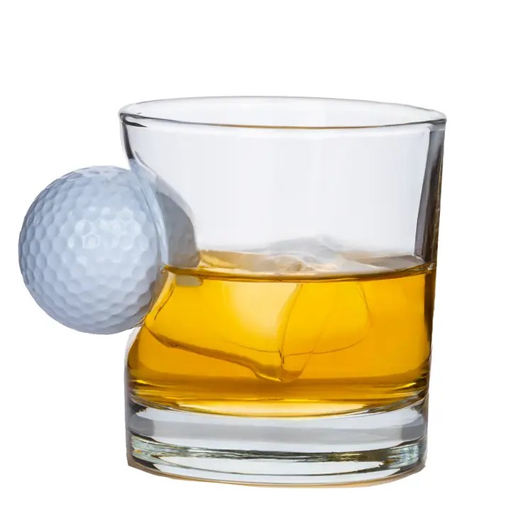 Gerçek Golf Toplu Özel Hediye Viski Bardağı 300cc